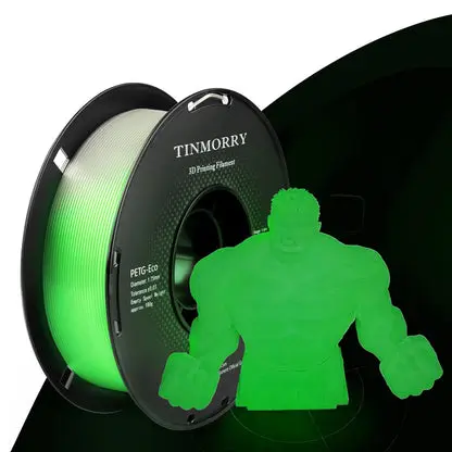 TINMORRY PETG-Lumineux dans le noir– 1,75 mm – 1 kg