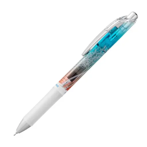 EnerGel Édition Limitée Edo-Kiriko (0,5mm) Pointe en Métal Encre Bleu